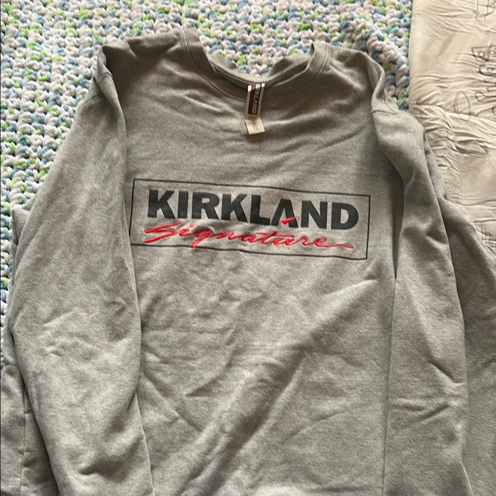 Kirkland Signature Gray Sweatshirt